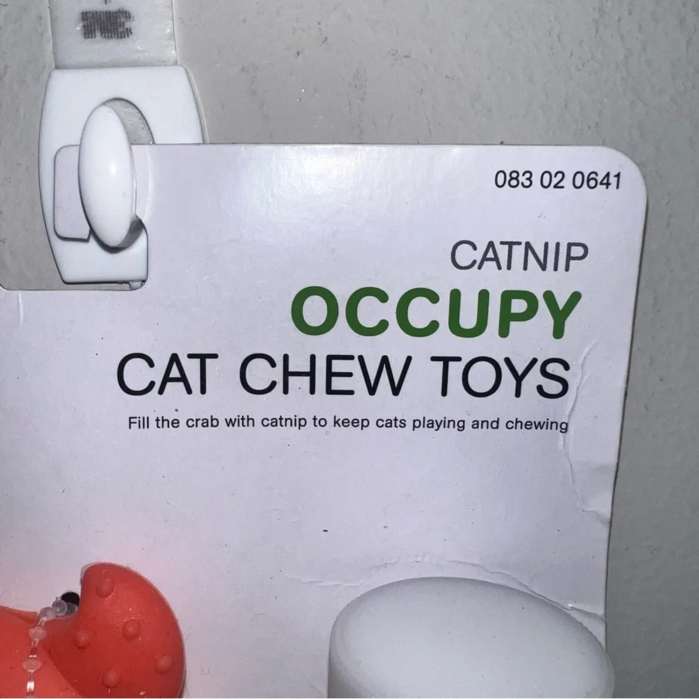 Boots & Barkley Orange Crab Catnip Toy